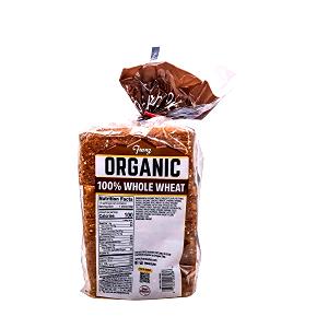 1 slice (43 g) Organic 100% Whole Grain Wheat Bread