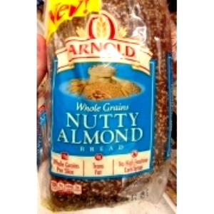 1 slice (43 g) Whole Grains Nutty Almond Bread