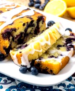 1 slice (57 g) Lemon Blueberry Bed & Breakfast Cake