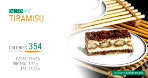 1 slice (61 g) Tiramisu