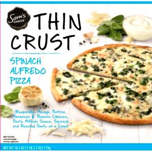 1 slice (78 g) 10" Original Crust Pizza - Spinach Alfredo