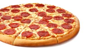 1 slice (99 g) Hot-N-Ready Pepperoni Pizza
