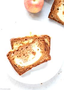 1 Slice Apple Cream Cheese Cake Bread