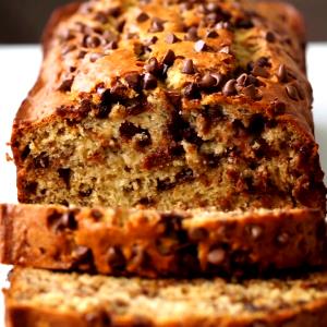 1 Slice Banana Chocolate Chip Bread