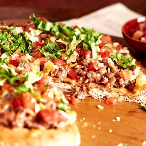 1 slice Beef Taco Pizza