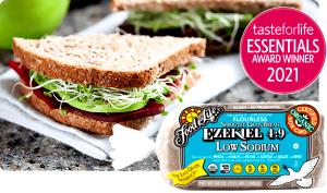 1 Slice Bread, Ezekiel 4:9, Low Sodium Sprouted Whole Grain Bread