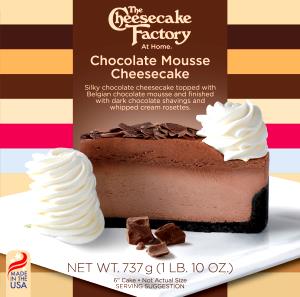 1 slice Chocolate Mousse Cheesecake (6")