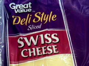 1 slice Deli Slices Swiss Cheese