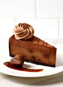 1 slice Godiva Chocolate Cheesecake