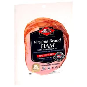 1 Slice Ham Lunchmeat, Virginia Brand