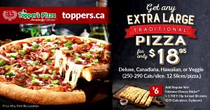 1 Slice Large Deluxe Topper Hand Tossed Pizza