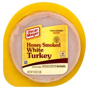 1 slice Lean White Honey Smoked Turkey