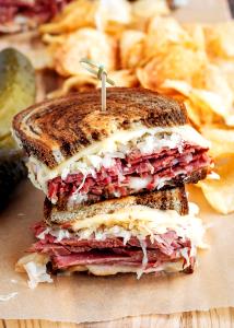 1 slice Marble Reuben Rye Bread