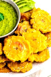 1 Slice Puerto Rican Style Fried Green Plantain (Tostones)