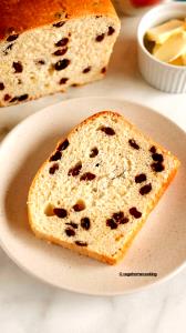 1 Slice Raisin Bread W/O Egg (Egg-Free)