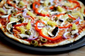 1 Slice Salute Veggie Pizza, Thin Crust