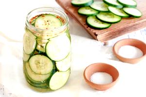 1 Slice Sour Cucumber Pickle