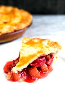 1 slice Strawberry Rhubarb Pie