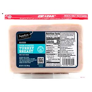 1 Slice Turkey Breast, 97% Fat Free