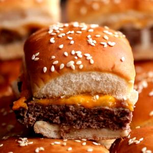 1 slider Cheese Burger Slider