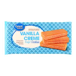 1 Small (2-1/2" X 3/4" X 1/4") Sugar Wafers (with Creme Filling)