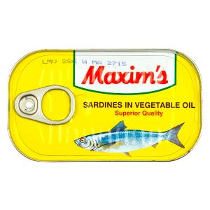 1 Small (2-2/3" X 1/2" X 1/4") Sardines