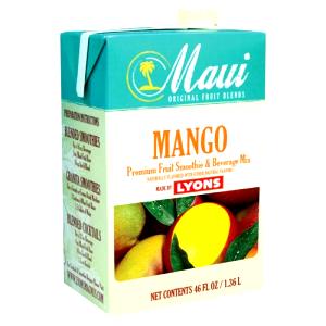 1 smoothie (12 oz) Maui Mango