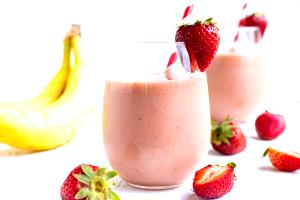 1 smoothie (380 g) Strawberry Banana Smoothie