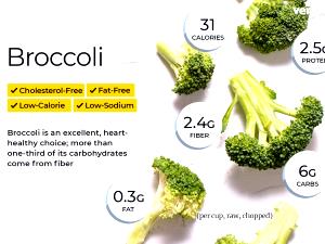 1 Spear (about 5" Long) Cooked Broccoli (Fat Not Added in Cooking)