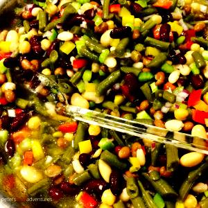 1 spoon (78 g) Marinated Seven Bean Salad