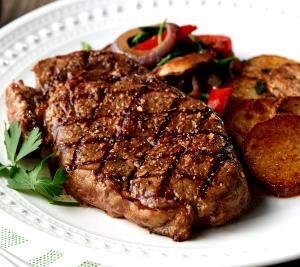 1 steak (10 oz) Ribeye (10 oz)