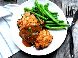 1 steak (13 oz) Country Fried Steak