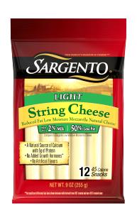 1 stick (28 g) 2% Reduced Fat Low Moisture Part-skim Mozzarella String Cheese