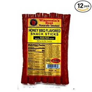 1 stick (28 g) Honey BBQ Snack Sticks