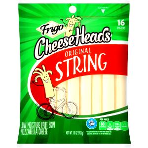 1 string (28 g) Cheese Heads Original String Cheese