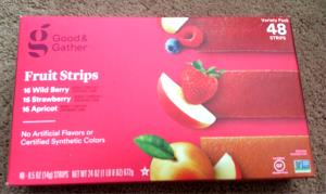 1 strip (14 g) 100% Real Fruit Strip Strawberry