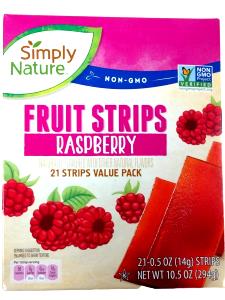 1 strip (14 g) All Natural Raspberry Fruit Strips