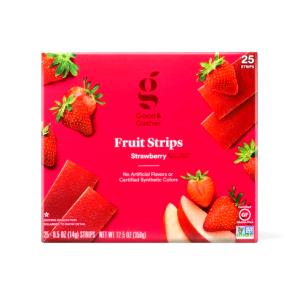 1 strip (14 g) Blueberry Real Fruit Strips