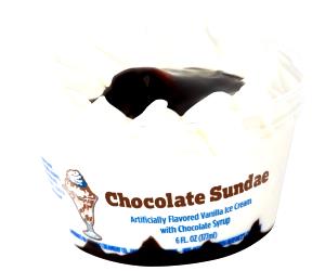 1 sundae cup (116 g) Chocolate Fudge Sundae Cups