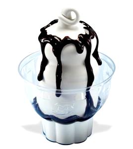 1 sundae Hot Fudge Sundae (Small)