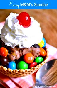 1 Sundae Jr. M&M Sundae