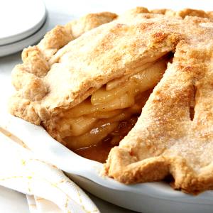 1 Surface Inch Apple Pie (One Crust)