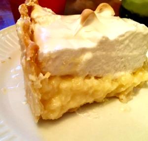 1 Surface Inch Pineapple Cream Pie