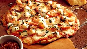 1 Surface Inch Thin Crust Pizza with Seafood