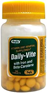 1 Tablet Daily One W/İron & Beta Carotene