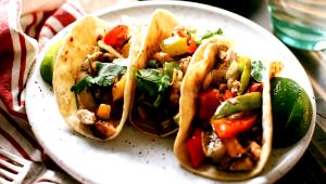 1 taco Grilled Chicken Fajita Tacos