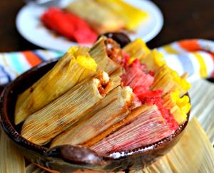 1 Tamale Sweet Tamale with Fruit