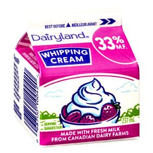 1 tbsp (15 ml) Whipping Cream 33%