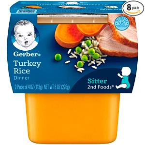 1 Tbsp Baby Food Vegetable and Turkey