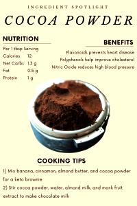 1 Tbsp Cocoa Mix W/Aspartame, Powder, High Fat